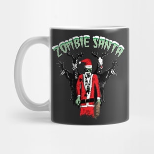 Zombie Santa and Reindeers Mug